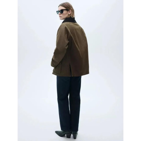 Mango Niagara Waxed Cotton Jacket NWT - Picture 14 of 15